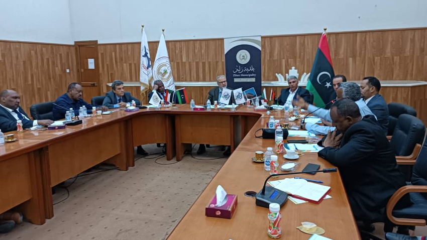 مباحثات لإقامة توأمة وتكامل اقتصادي بين بلدية زليتن الليبية و دنقلا والفاشر